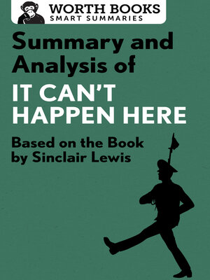 cover image of Summary and Analysis of It Can't Happen Here